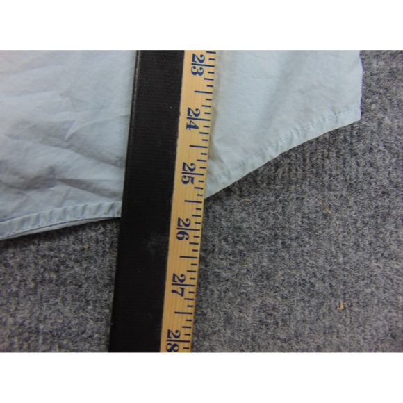 Lamasini Premium Shirt Mens Small Light Blue Cross Embroidered Western Cowboy - Picture 5 of 8